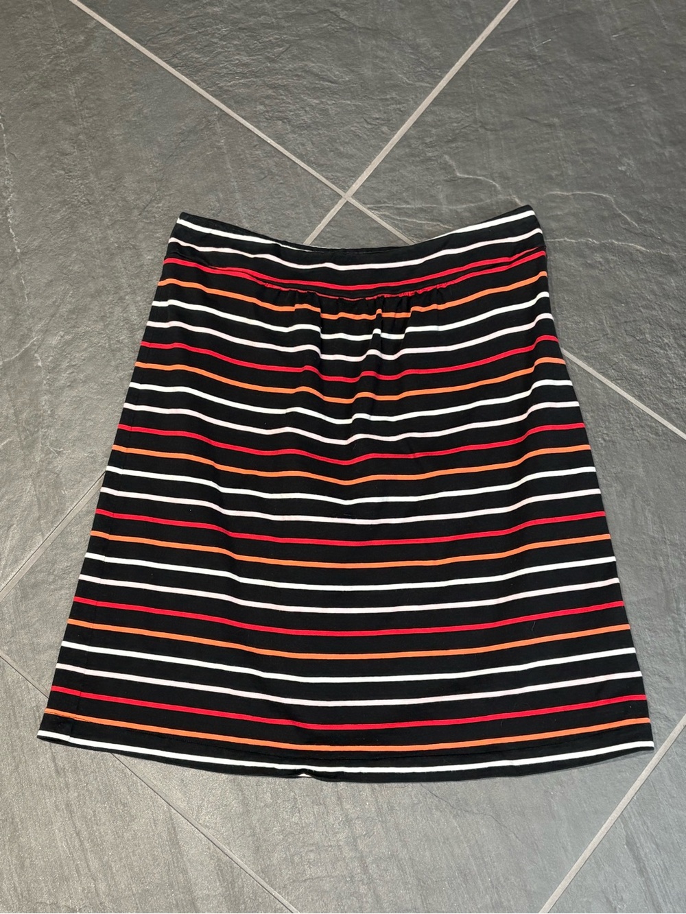Hanna Andersson Midi Skirt 100% Cotton Black Size Large